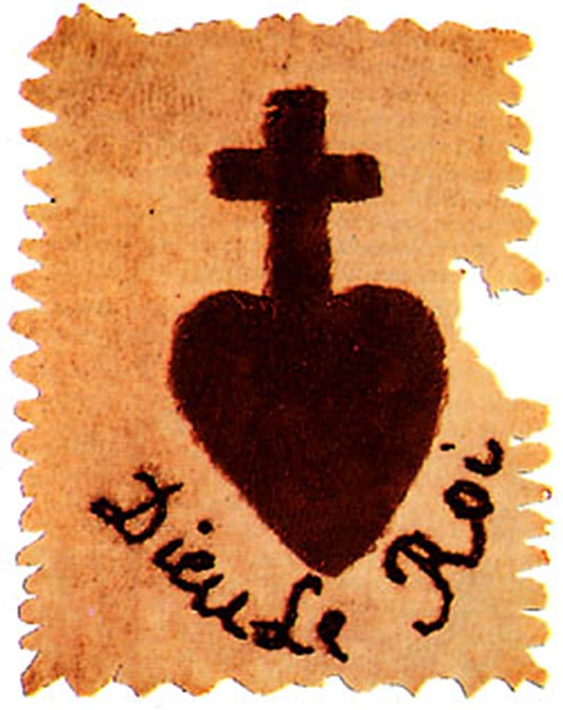 Sacred Heart patch of the Vendee insurgents